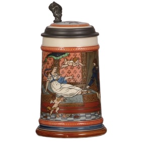 Mettlach stein, .5L, 2401