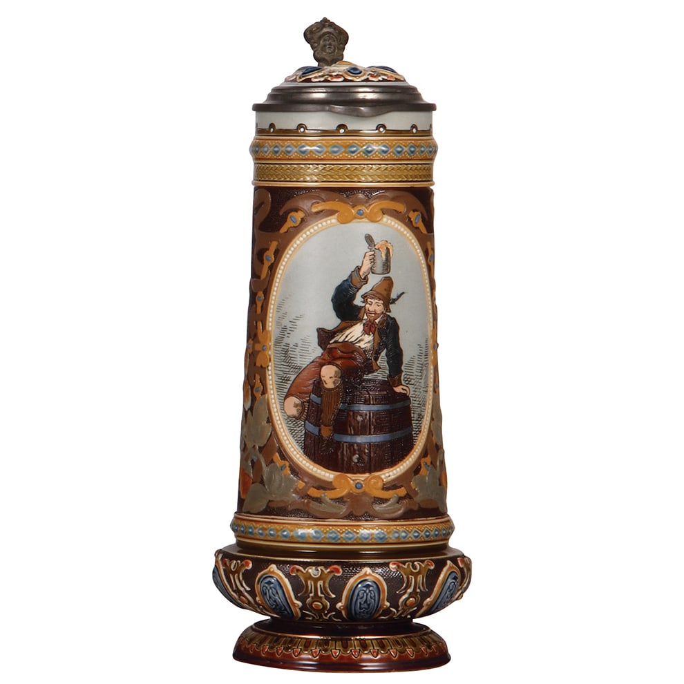 Mettlach stein, 1.4L,  2103 (1 of 3)