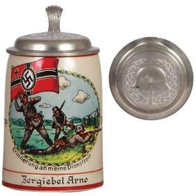 Third Reich stein, 2. (E.) Komp. Inf. Rgt. 42, Hof