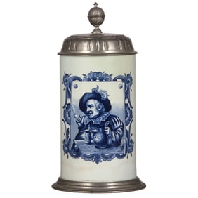 Mettlach stein, 1.0L, 5188, Faience
