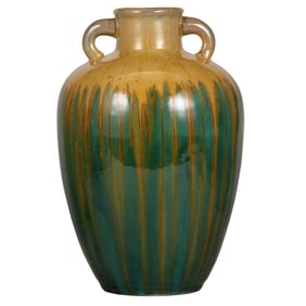 Mid century modern arts & crafts vase, 12.5" ht.