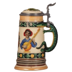 Pottery stein, by Marzi & Remy, Souvenir of Jacksonville
