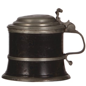 Serpentine stein, Zöblitzer Walzenkrug, c.1700
