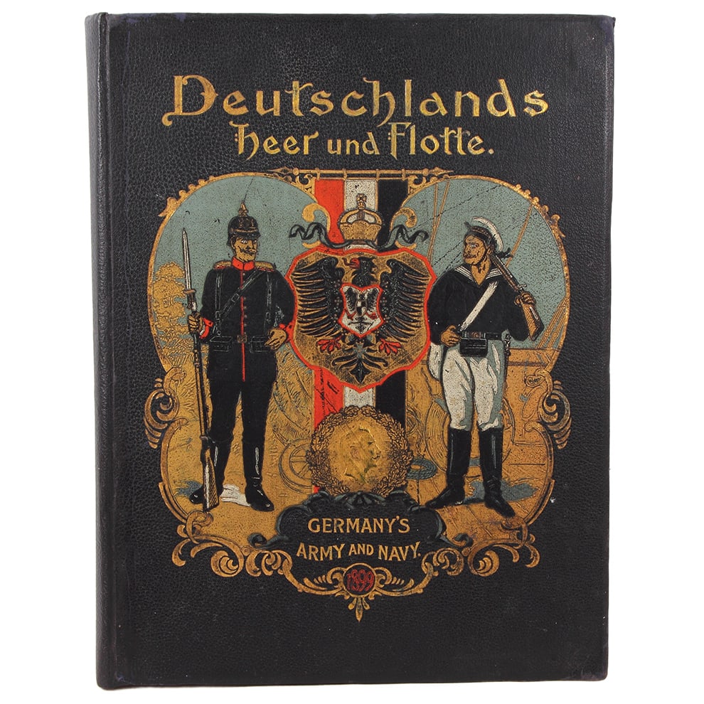 Book, Deutschlands Heer und Flotte, Germany's Army and Navy, 1899 (1 of 8)