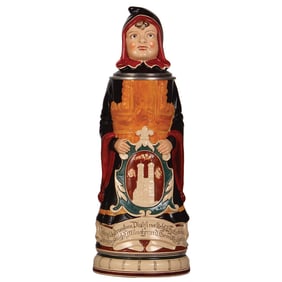 Character stein, 2.5L, by Reinhold Merkelbach, Munich Child