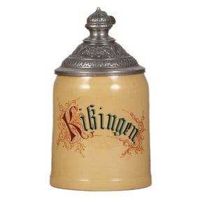 Mettlach stein, .5L, 1526, Kissingen