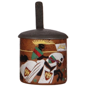 Stoneware stein, .5L, designed by Ludwig Hohlwein