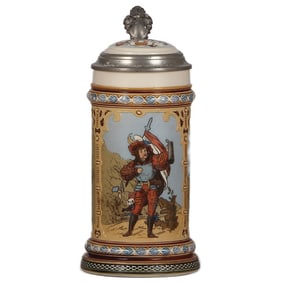 Mettlach stein, .5L, 2003