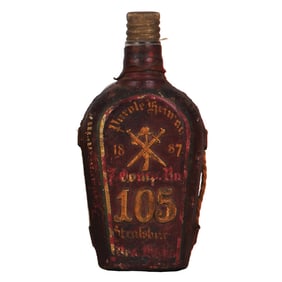 Regimental flask, .25L, Inft. Regt. Nr. 105, Strassburg