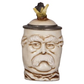 Character stein, .5L, porcelain, Bismarck Radish