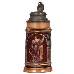 Pottery stein, .5L, Occupational Fire Worker (Pyro tech)