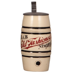 Pre-Prohibition Brewery stein, .5L,  B & B Old Fashioned, Newark N.J.