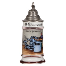 Porcelain stein, .5L, Occupational Hobelmaschinist [Planer Operator] 