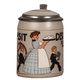 Mettlach stein, .5L, 3277