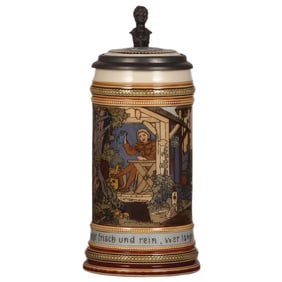 Mettlach stein, .5L, 2531