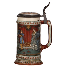 Mettlach stein, .5L, 2391