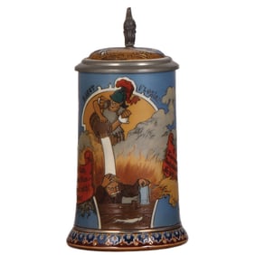 Mettlach stein, .5L, 2091