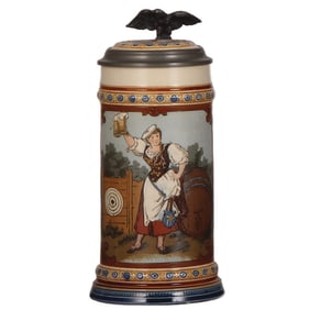 Mettlach stein, .5L, 2235