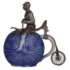 Character stein, .5L, stoneware High-Wheel Bicycle