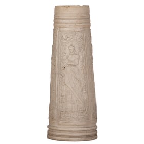 Siegburg Schnelle, 9.7" ht., c.1600, applied relief