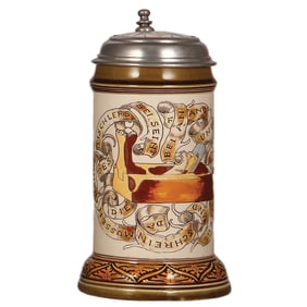 Mettlach stein, .5L, 2721