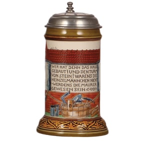 Mettlach stein, .5L, 2724