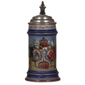 Regimental stein, .5L, Luftschiffer - Abteilung, München