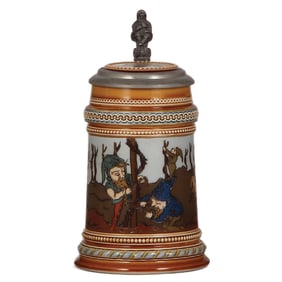 Mettlach stein, .5L, 1476