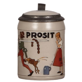 Mettlach stein, .5L, 3279