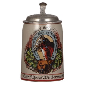 Third Reich stein, .5L, 113. Lehrgang d. Heeres Lehrschmiede, München