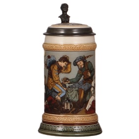 Mettlach stein, .5L, 2441