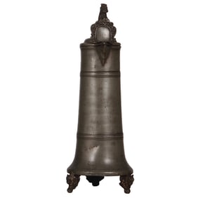 Pewter flagon, 17.7" ht., c.1880