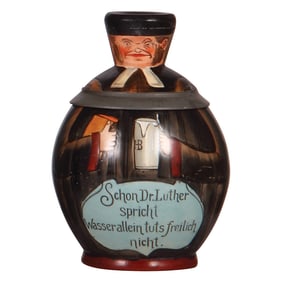 Character stein, .5L, pottery,  Dr. Martin Luther