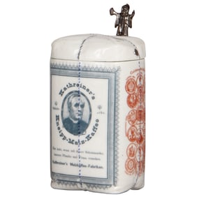 Character stein, .5L, porcelain, Kathreiner's Kneipp-Malz-Kaffee