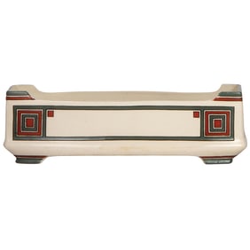 Mettlach jardinière, 10.5" l., 2987