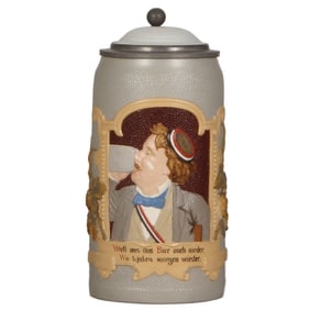 Mettlach stein, 1.0L, 1756