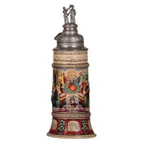 Regimental stein, .5L, Inft. Regt. Nr. 60, Weissenburg