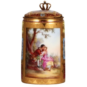 Porcelain stein, .25L, Royal Vienna type