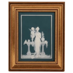 Mettlach plaque, 6.25" x 8.25", 7082