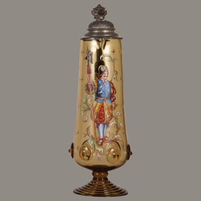 Glass Krug, 2.0L, blown, Landsknecht