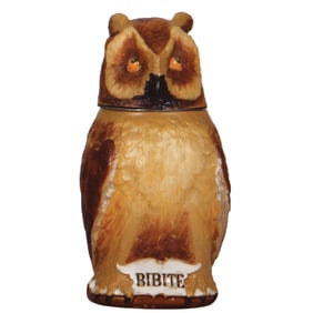 Mettlach stein, .5L, 2036, Character, Owl