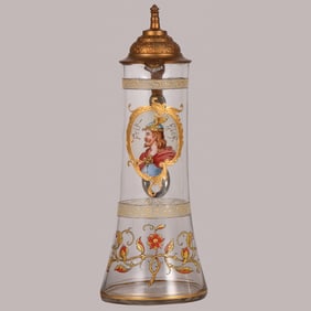 Glass Krug, 1.5L, by Friedrich van Hauten, Lohengrin