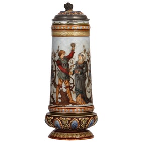 Mettlach stein, 1.4L, 1734