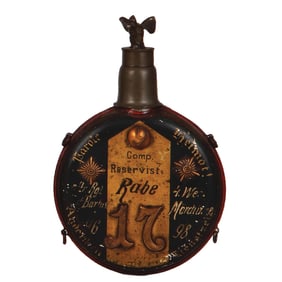 Regimental flask, .25L, Inft. Regt. Nr. 17, Mörchingen
