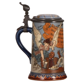 Mettlach stein, .5L, 2089