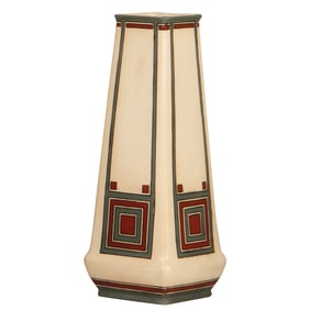 Mettlach vase, 10.1" ht., 2986