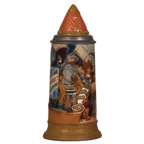 Mettlach stein, .5L, 2580