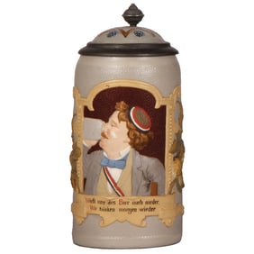 Mettlach stein, 1.0L, 1756