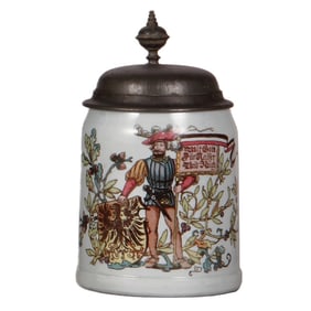 Mettlach stein, .5L, 661(1526)