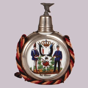 Regimental flask, .25L, 1. Garde Regt. zu Fuss